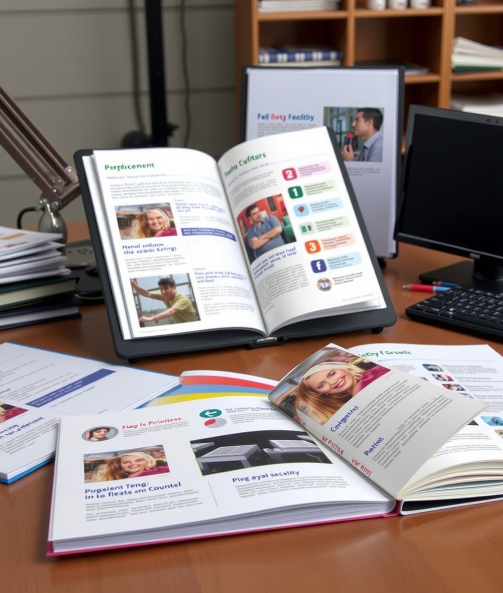 Preparation visual for Brochure Printing Order Guide