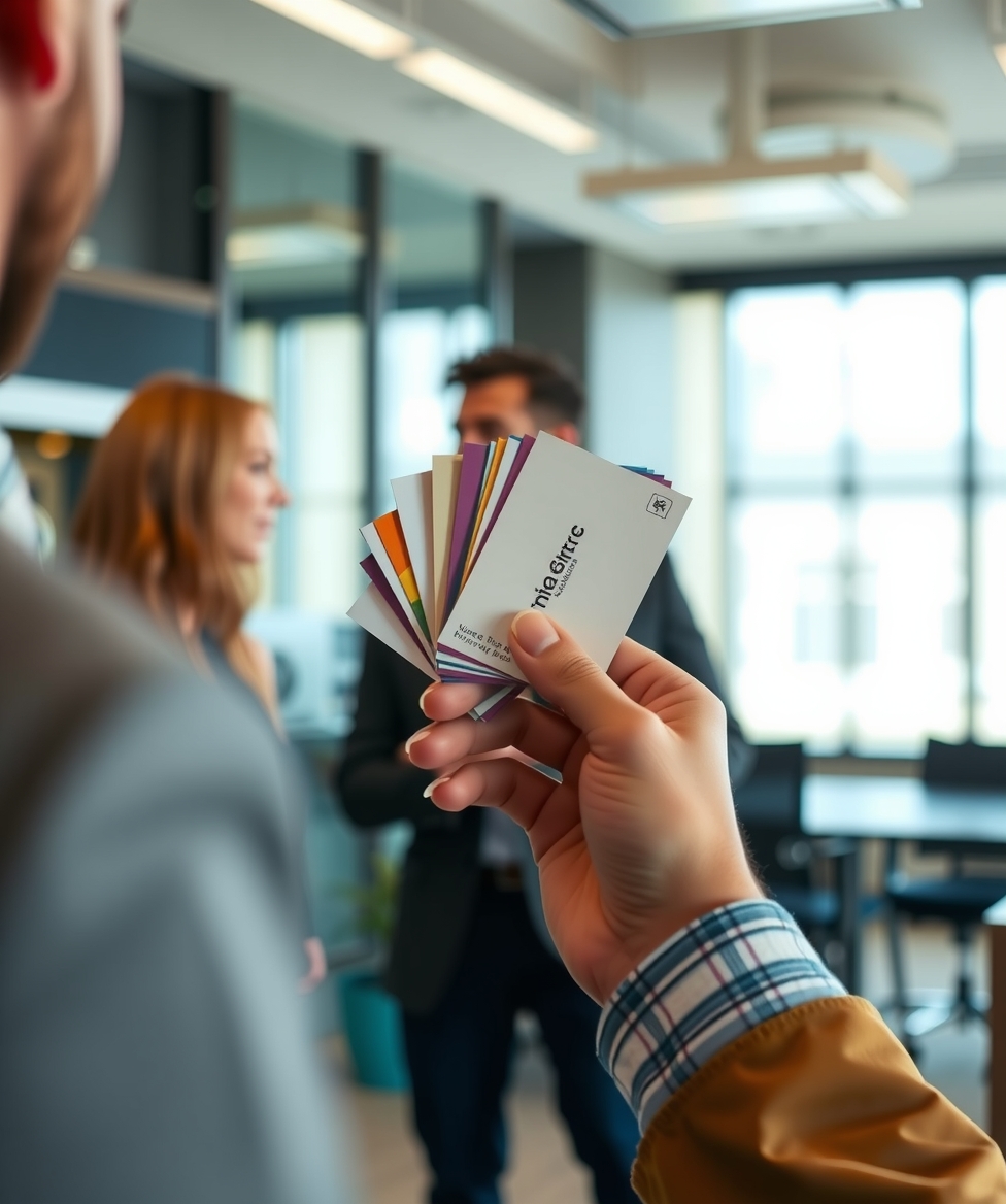 Preparation visual for Business Cards Printing Orange County Guide