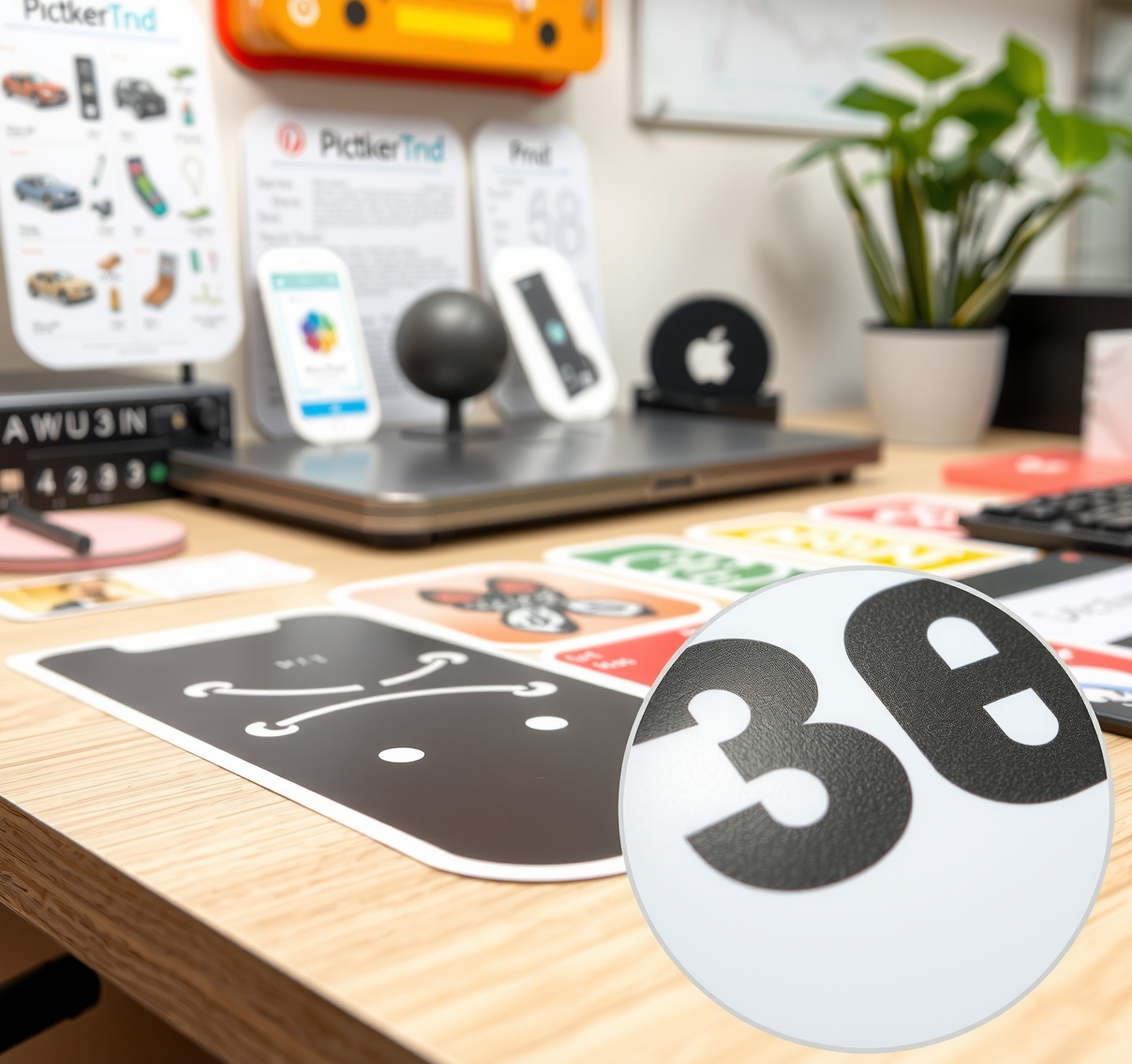 Quality check visual for 3D Printing Stickers Guide