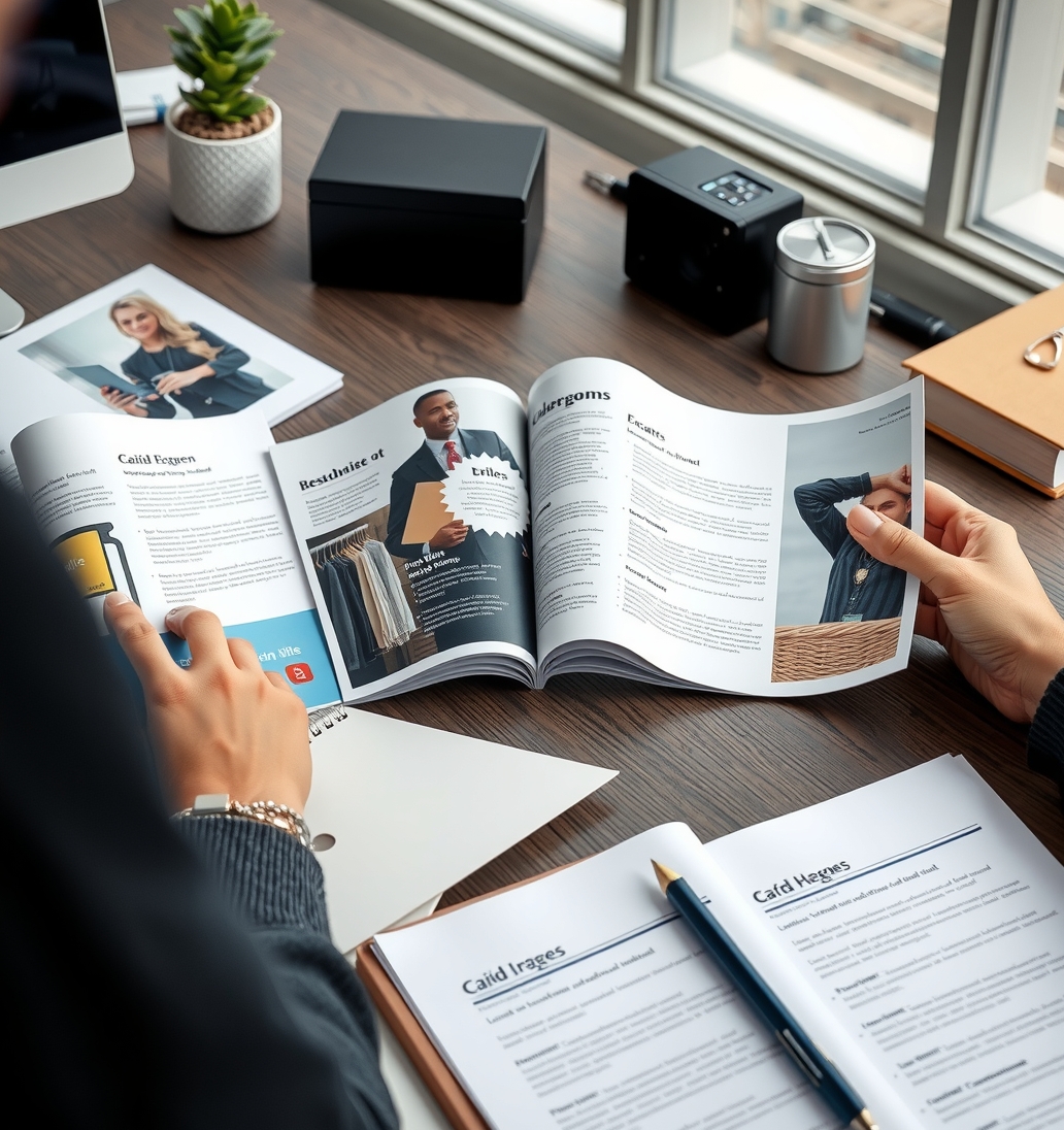 Preparation visual for Brochure Printing Material