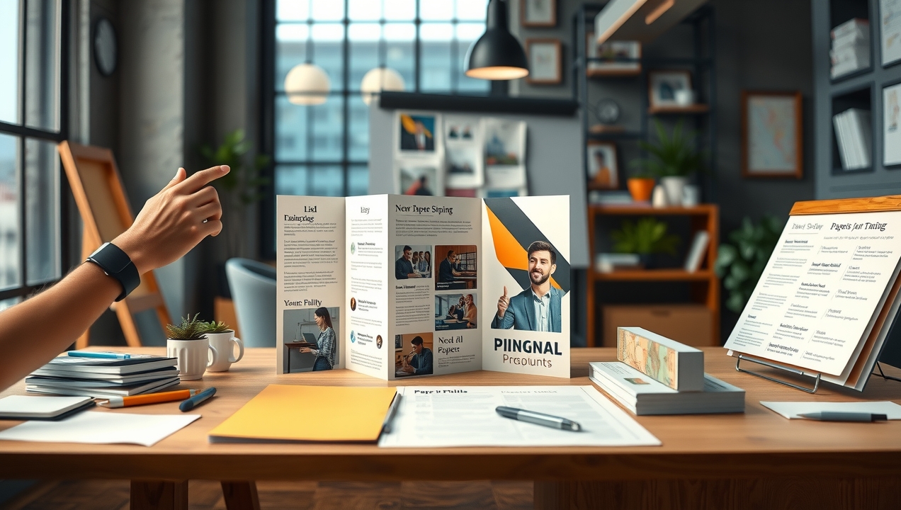 Trifold Brochure Printing Paper