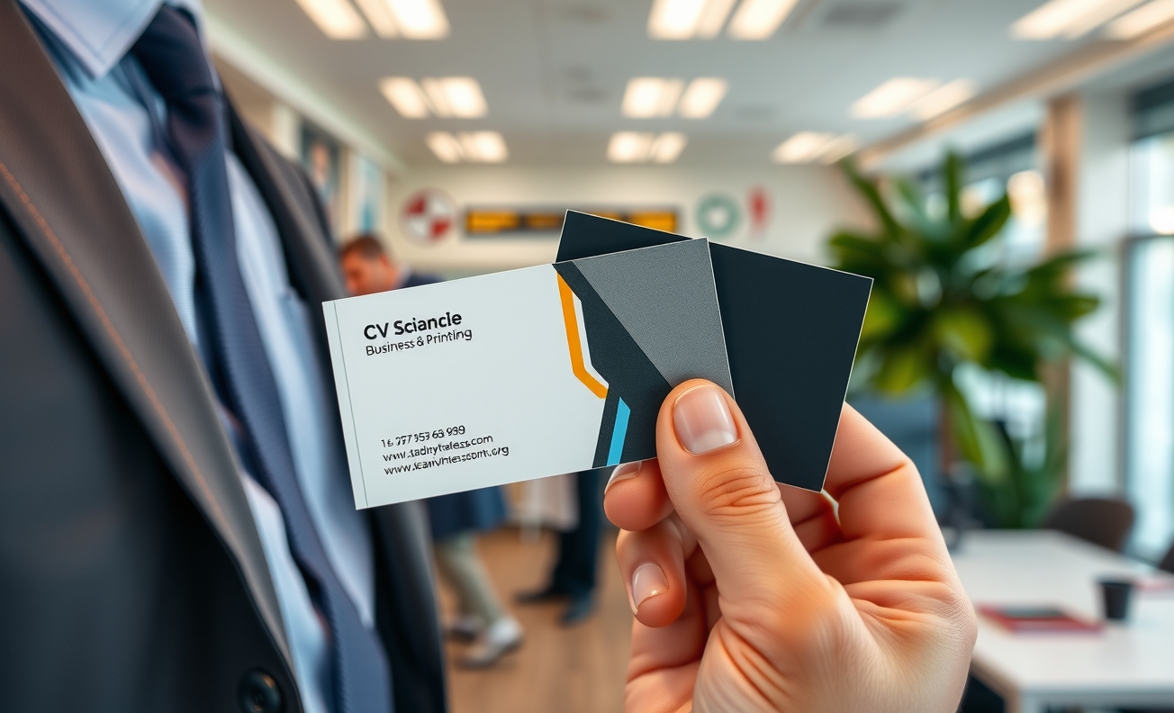 Preparation visual for Business Cards Printing Cvs