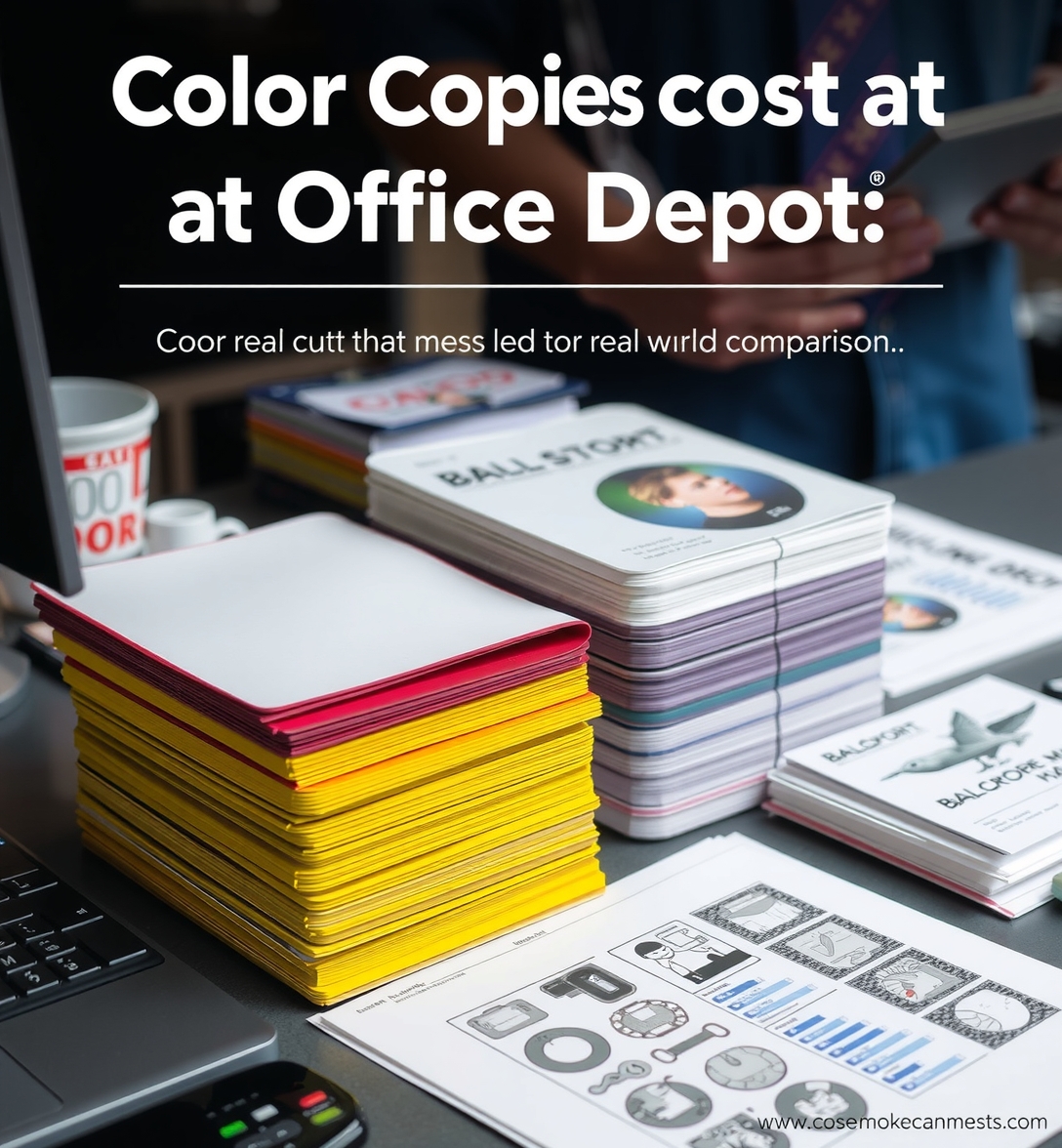 Preparation visual for Color Copies Cost at Office Depot