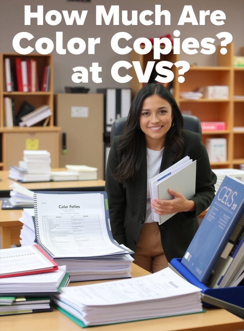 How Much Are Color Copies at Cvs