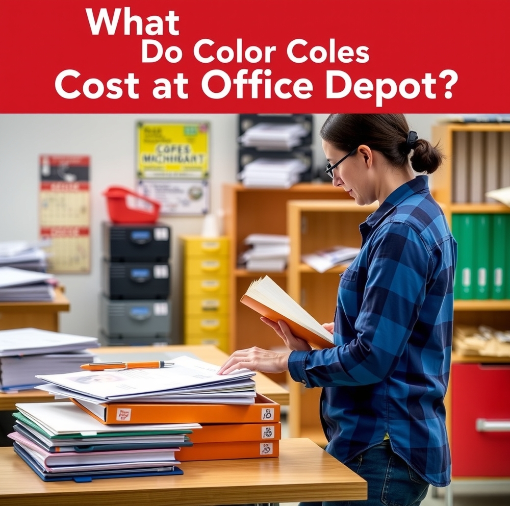What Do Color Copies Cost at Office Depot