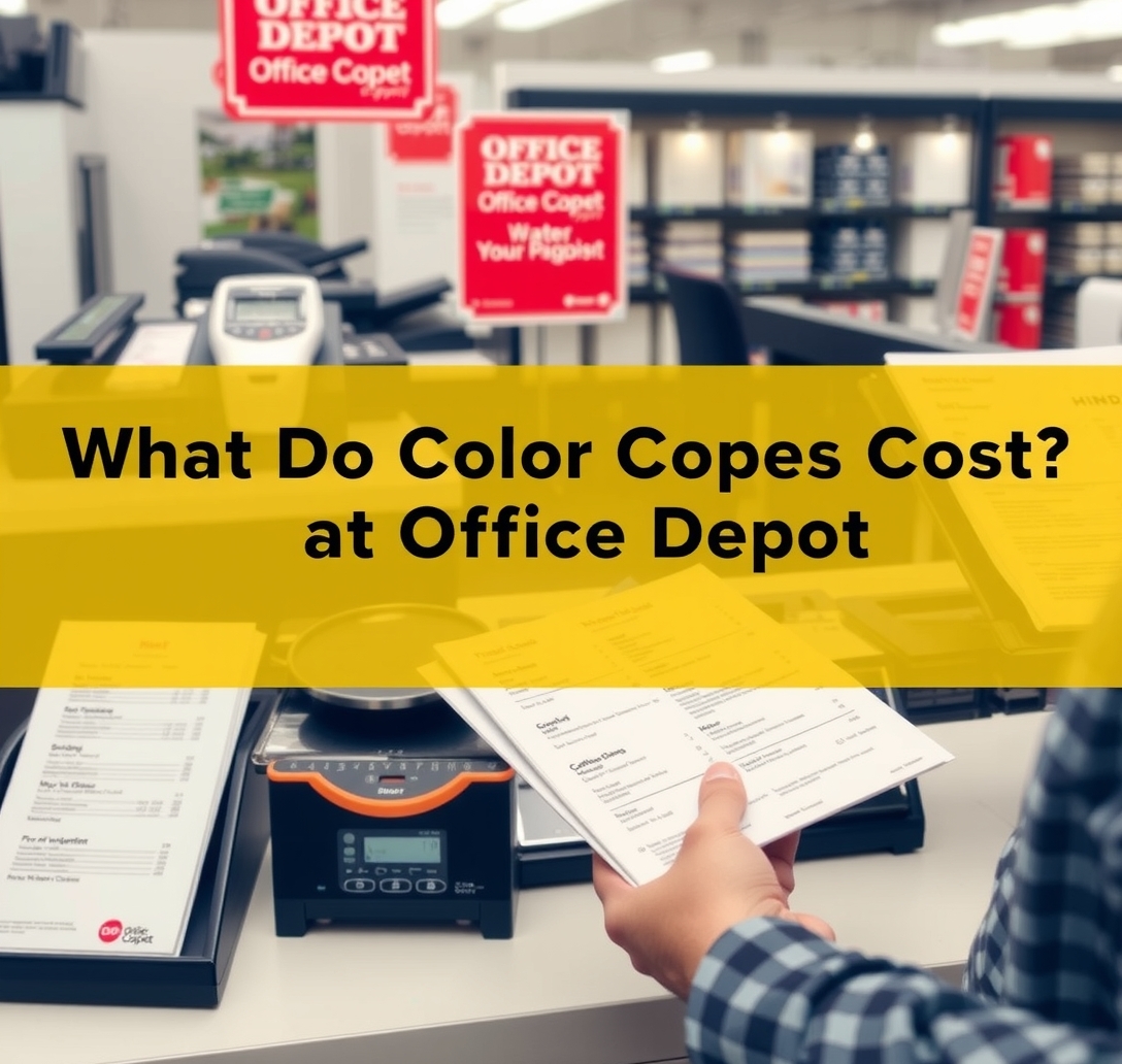 Evaluating the best What Do Color Copies Cost at Office Depot environment