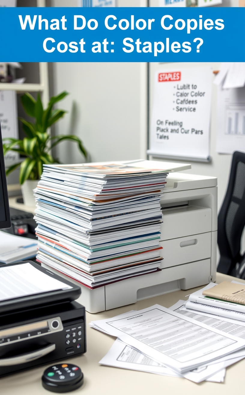Preparation visual for What Do Color Copies Cost at Staples