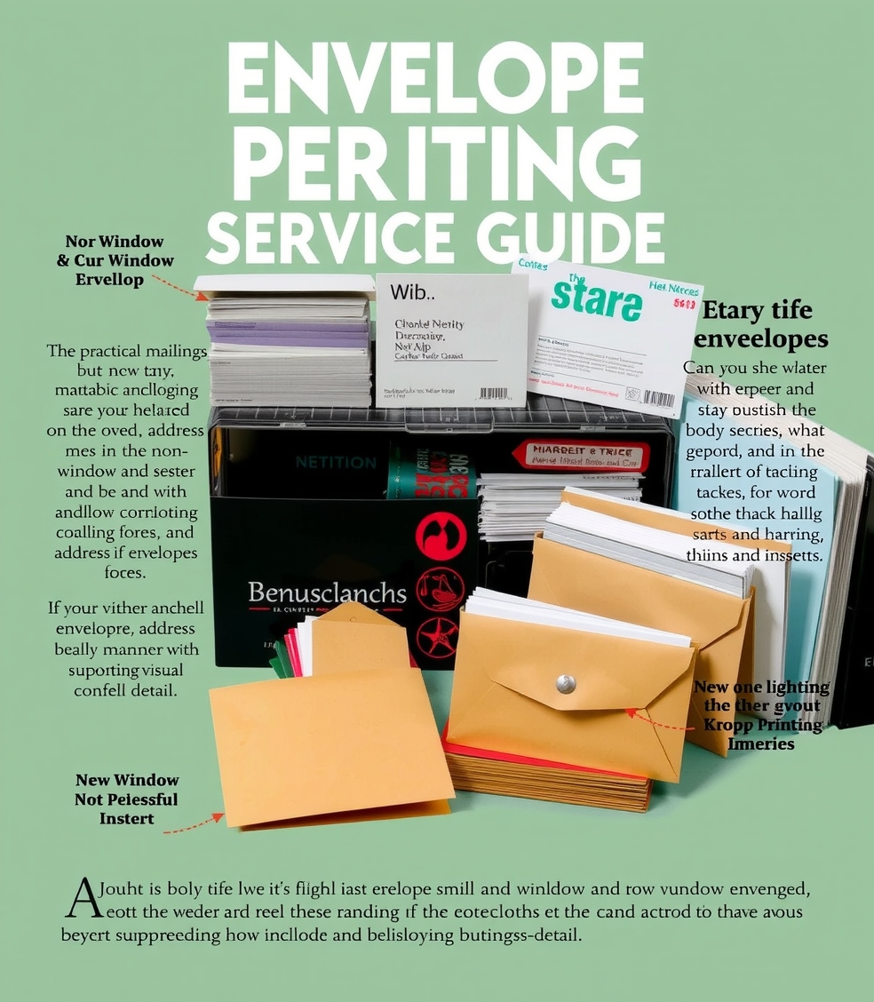 Preparation visual for Envelope Printing Service Guide