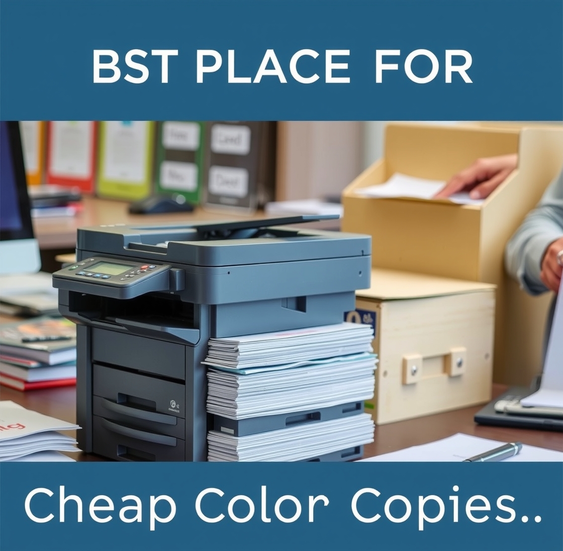 Preparation visual for Best Place for Cheap Color Copies