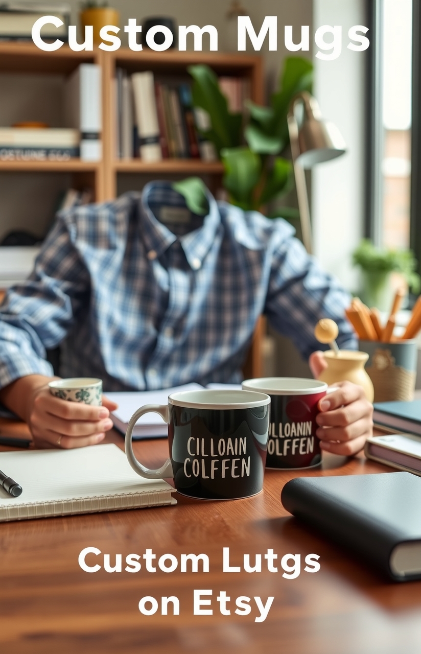 Preparation visual for Custom Mugs on Etsy Guide