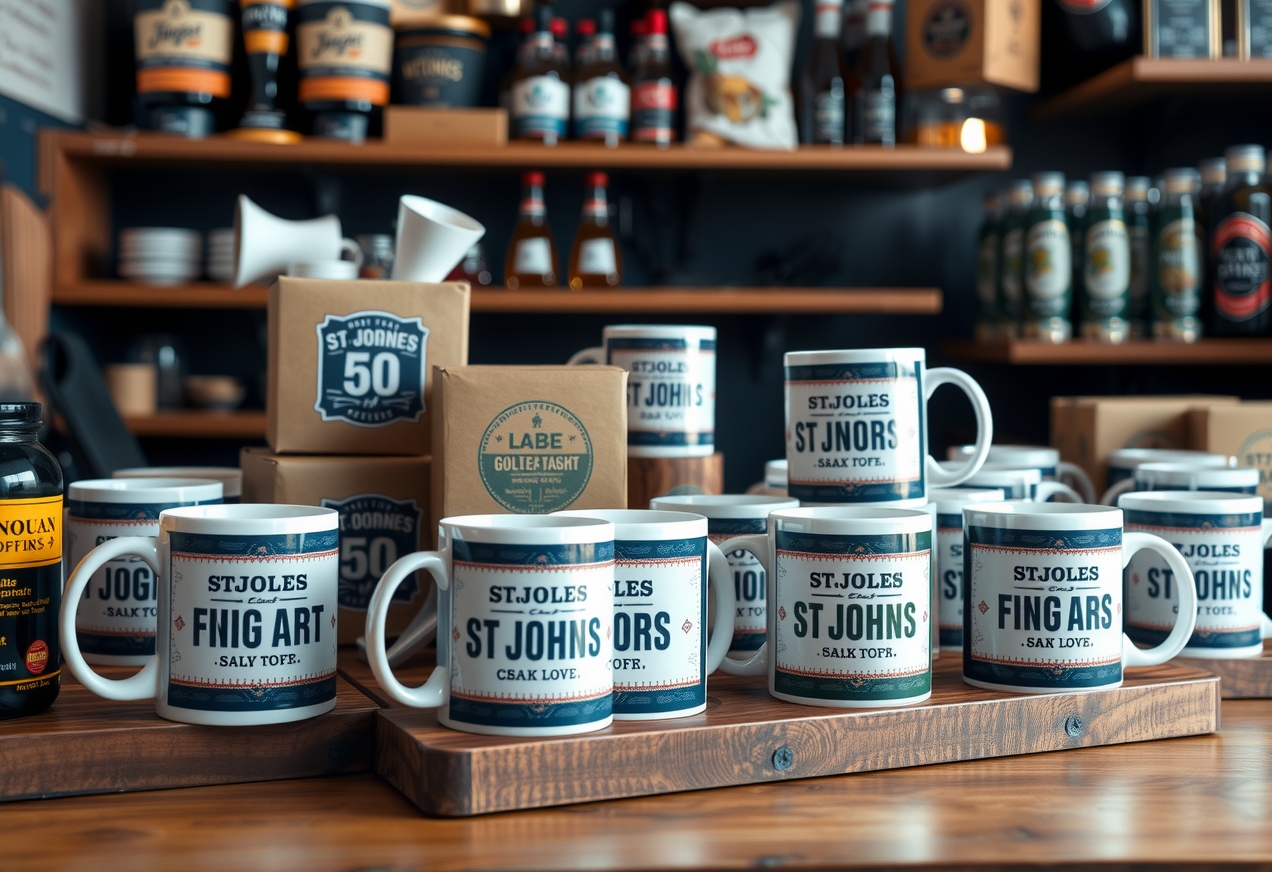 Preparation visual for Custom Mugs St John's Guide