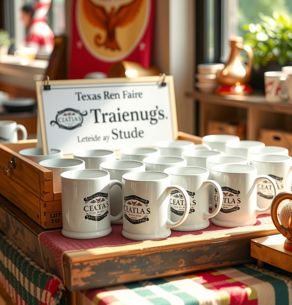 Checklist for Custom Mugs Texas Ren Faire Guide