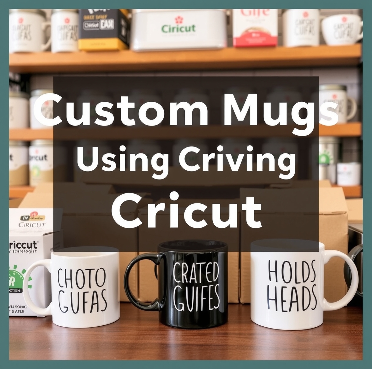 Checklist for Custom Mugs Using Cricut Guide