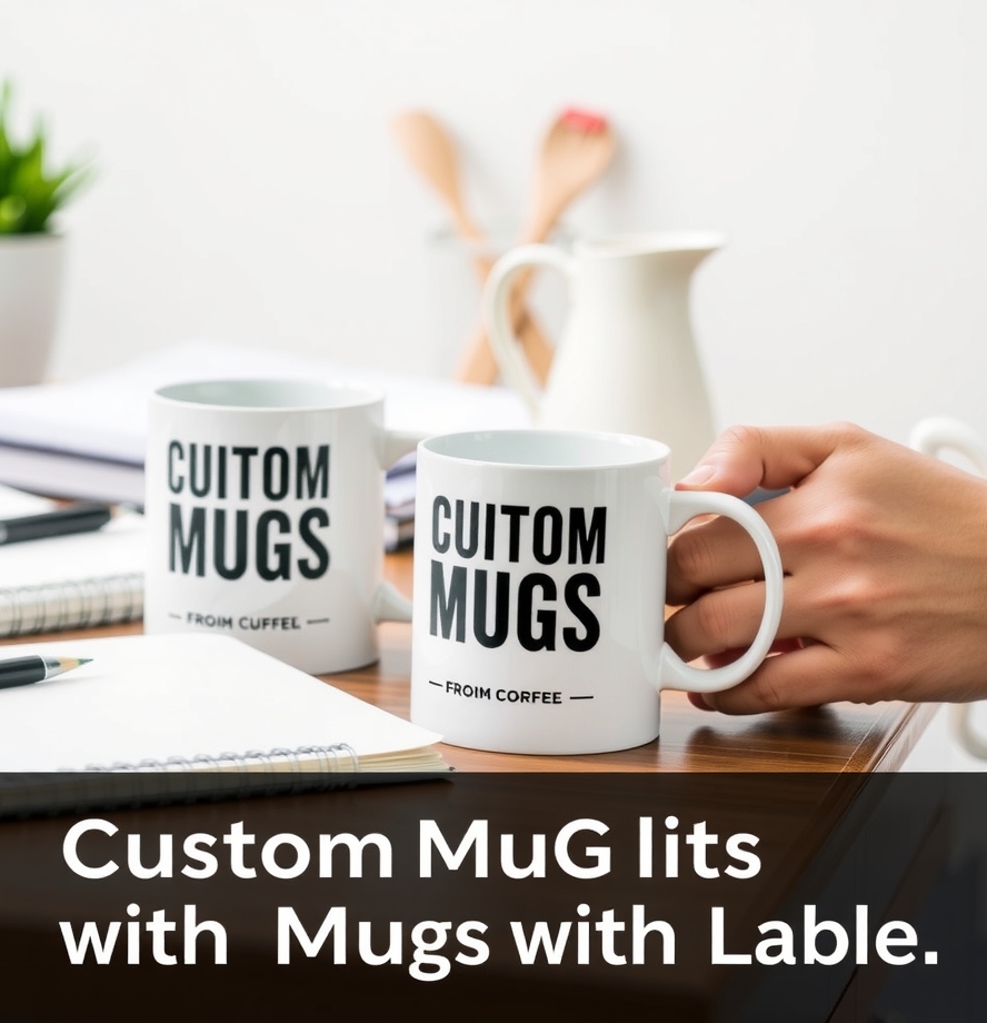 Preparation visual for Custom Mugs with Labels Guide