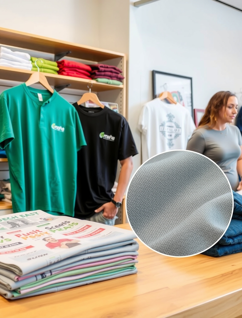 Quality check visual for Omaha Tshirt Printing Guide