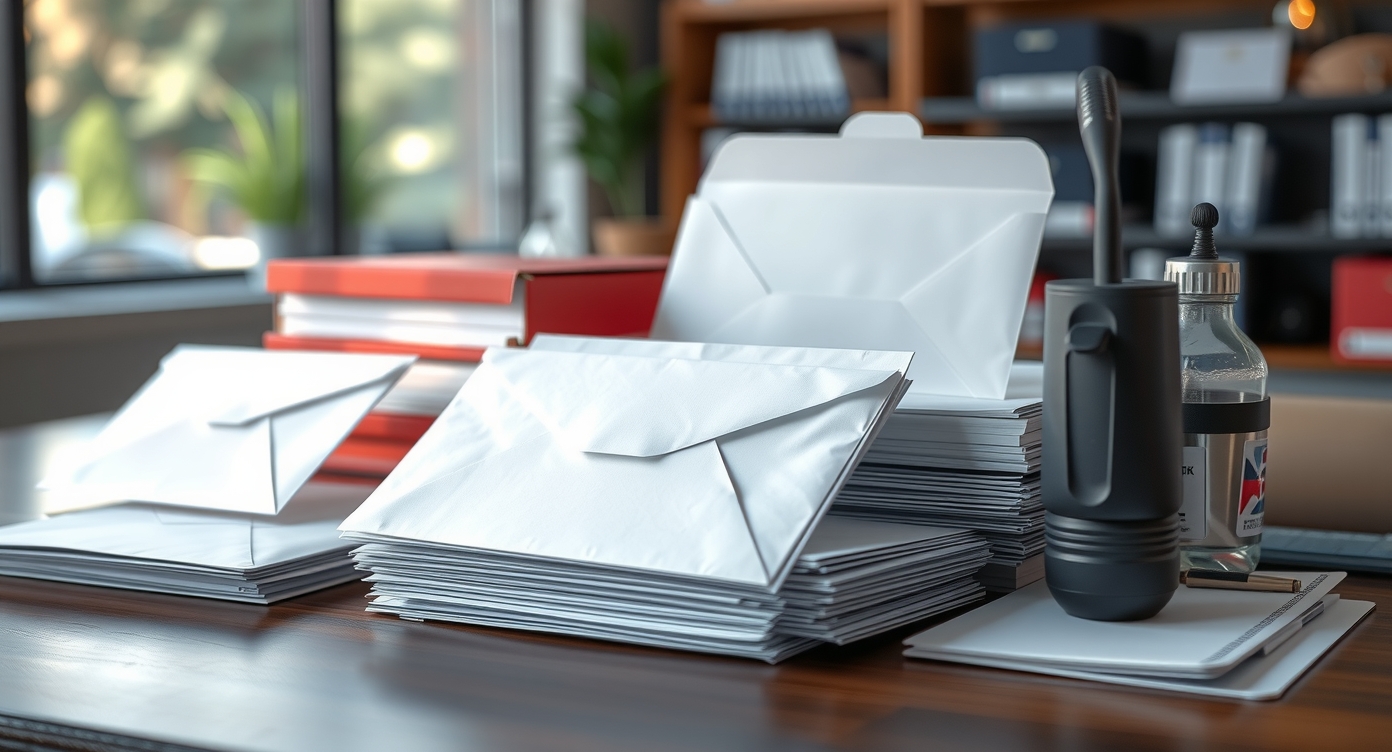 Preparation visual for Envelope Printing Price List