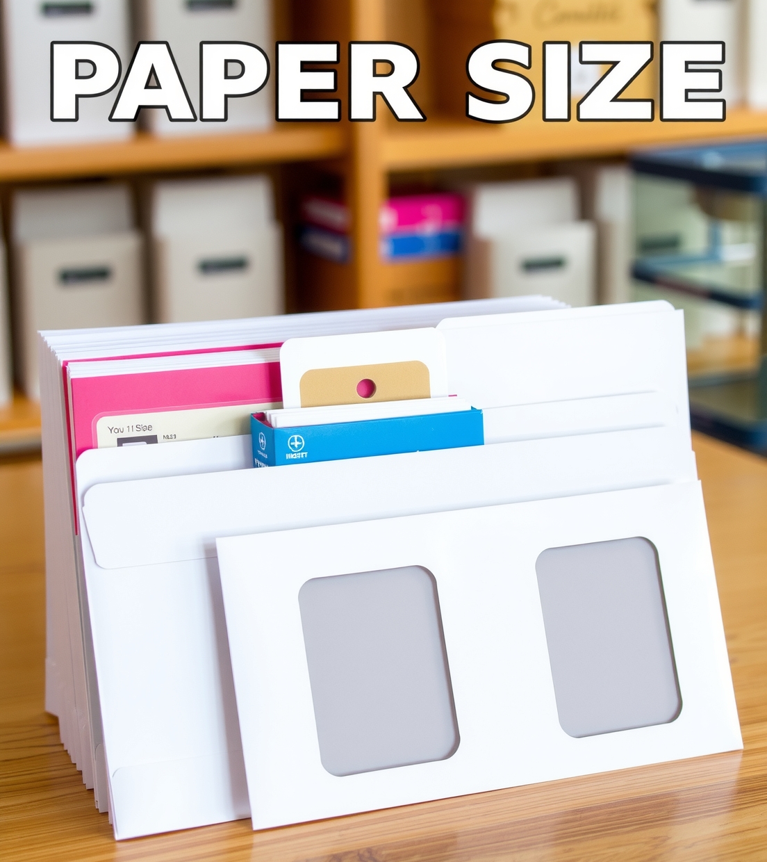 Preparation visual for Paper Size for Envelope Printing