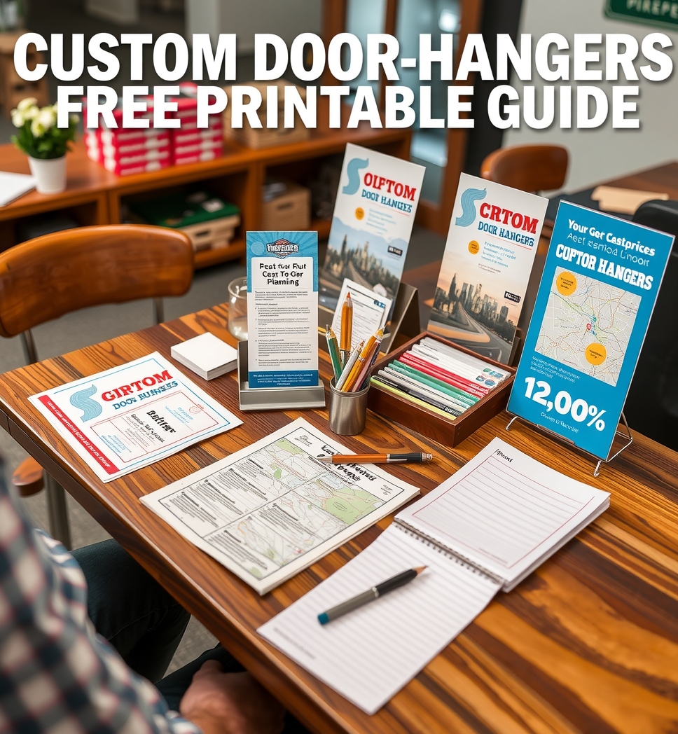 Quality check visual for Custom Door Hangers Free Printable Guide