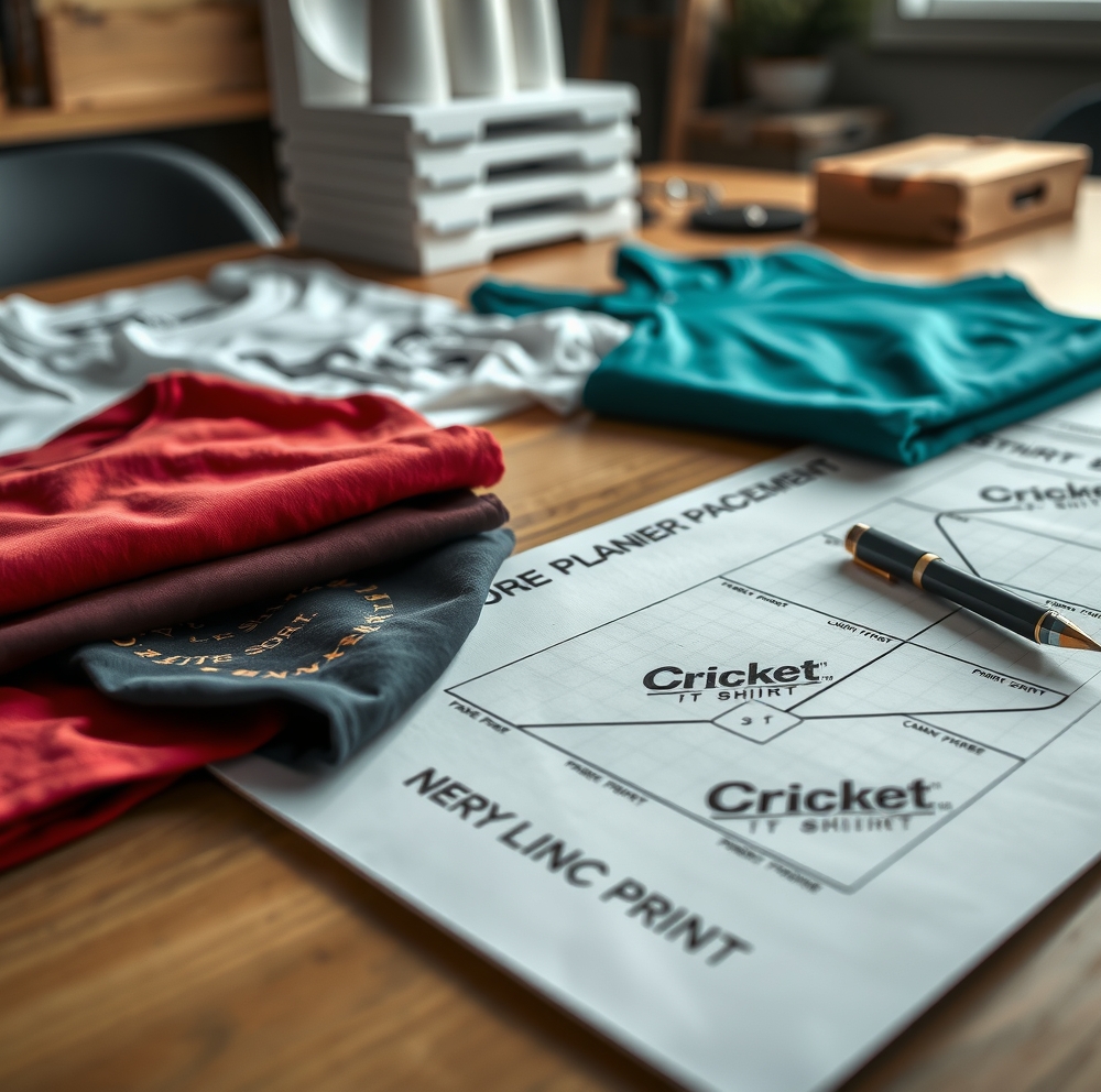 Preparation visual for Cricket Tshirt Printing Guide