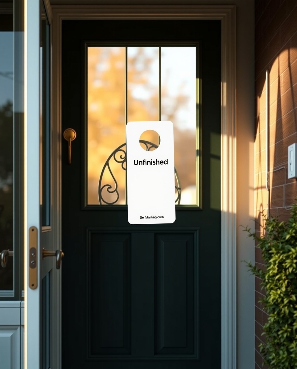 Checklist for Unfinished Door Hangers