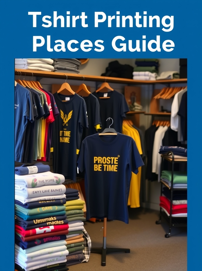 Tshirt Printing Places Guide
