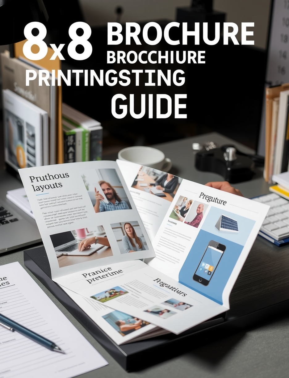 Preparation visual for 8x8 Brochure Printing Guide