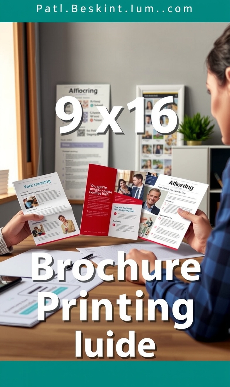 Preparation visual for 9x16 Brochure Printing Guide
