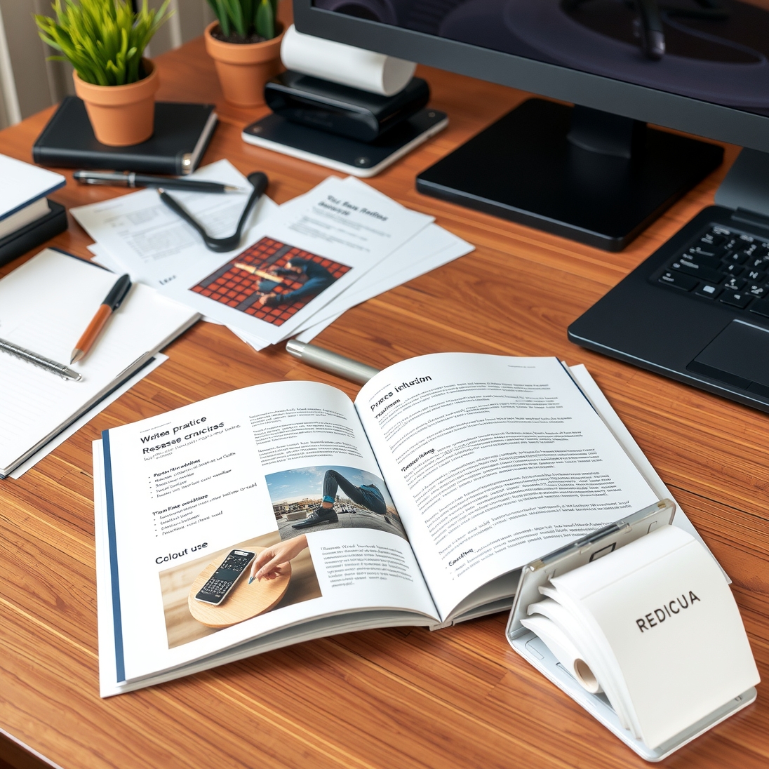 Quality check visual for Best Practices for 8 Page Brochure Printing