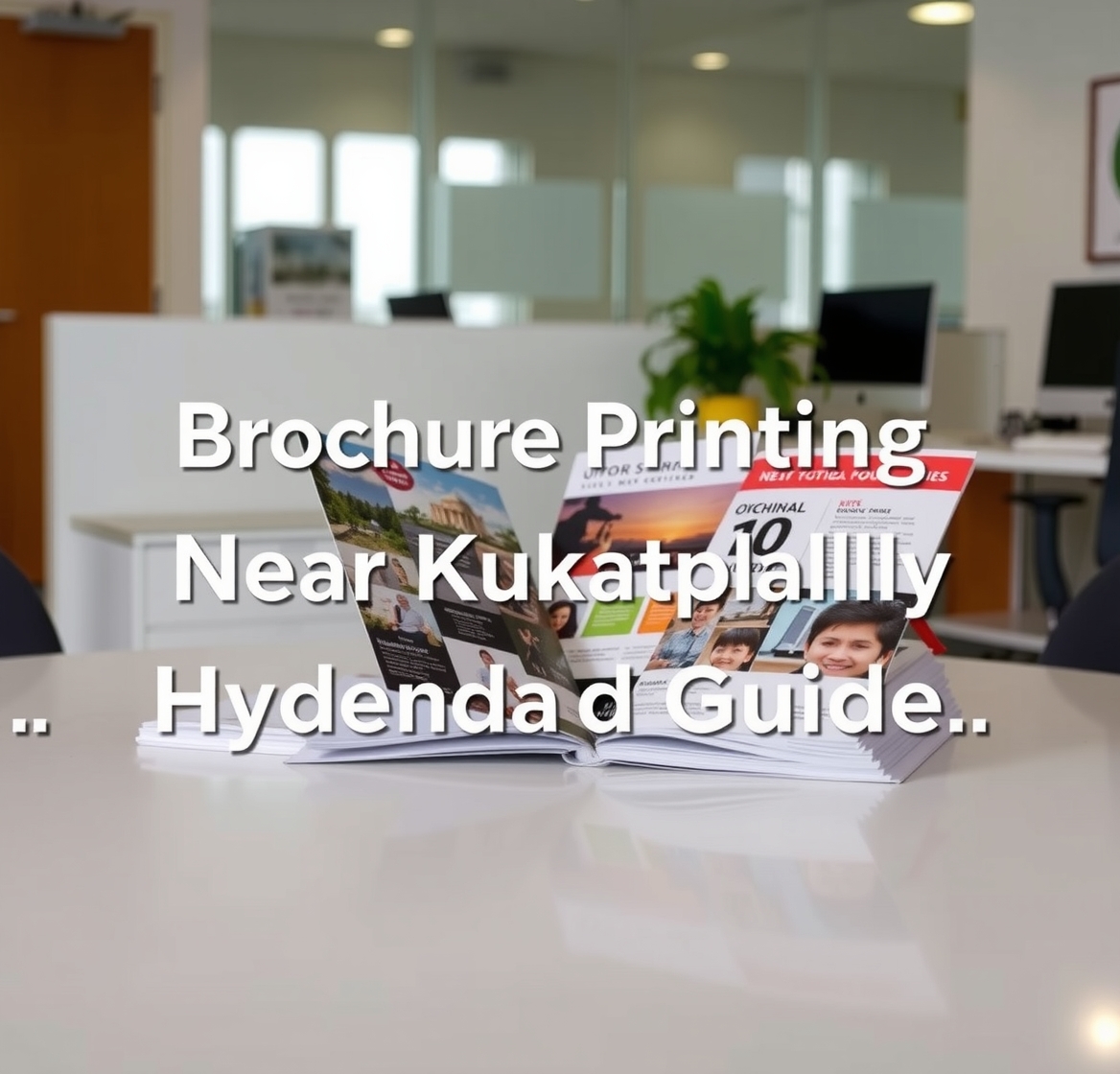 Brochure Printing Near Kukatpally Hyderabad Guide