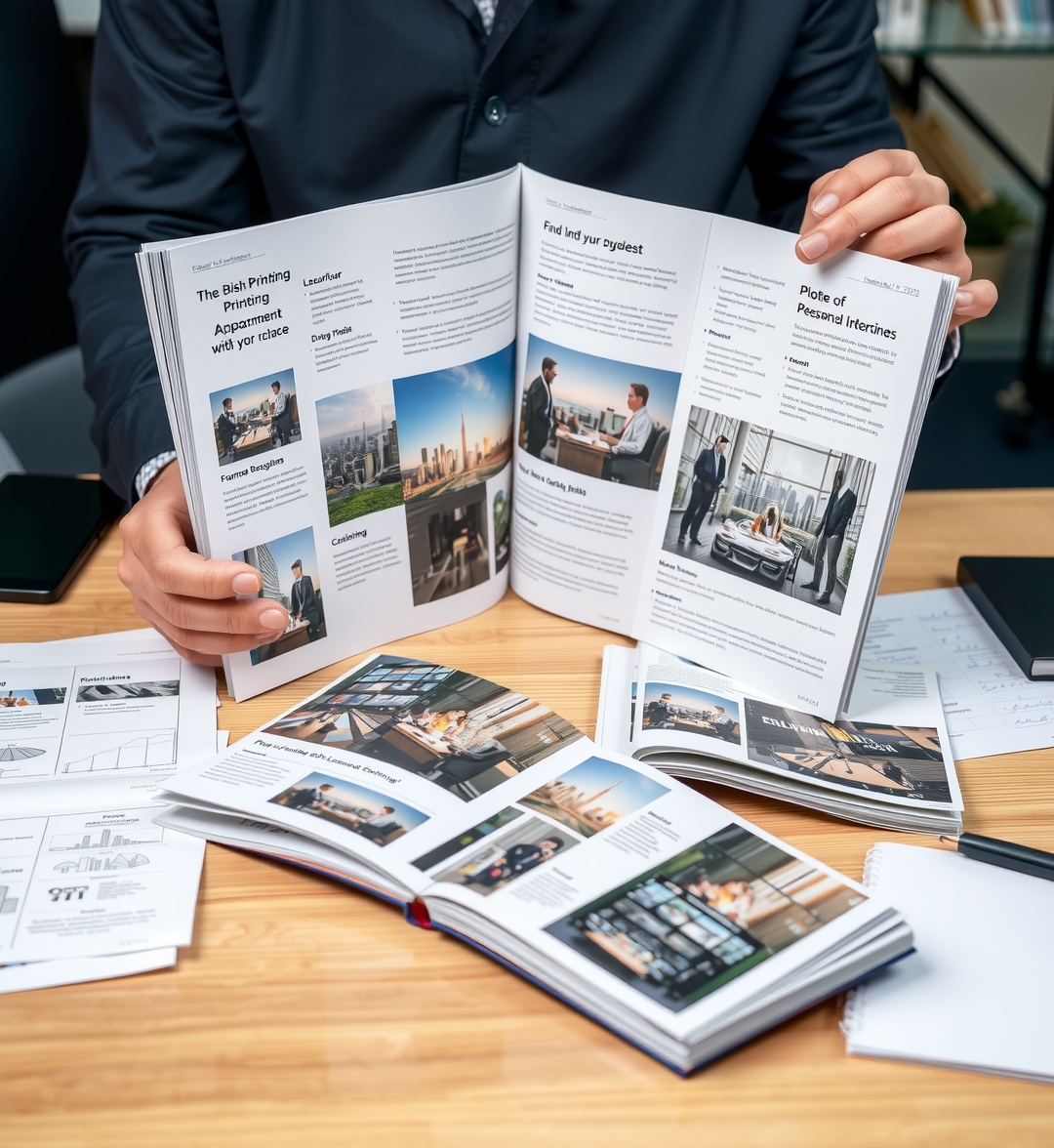 Preparation visual for Brochure Printing Near Kukatpally Hyderabad Guide