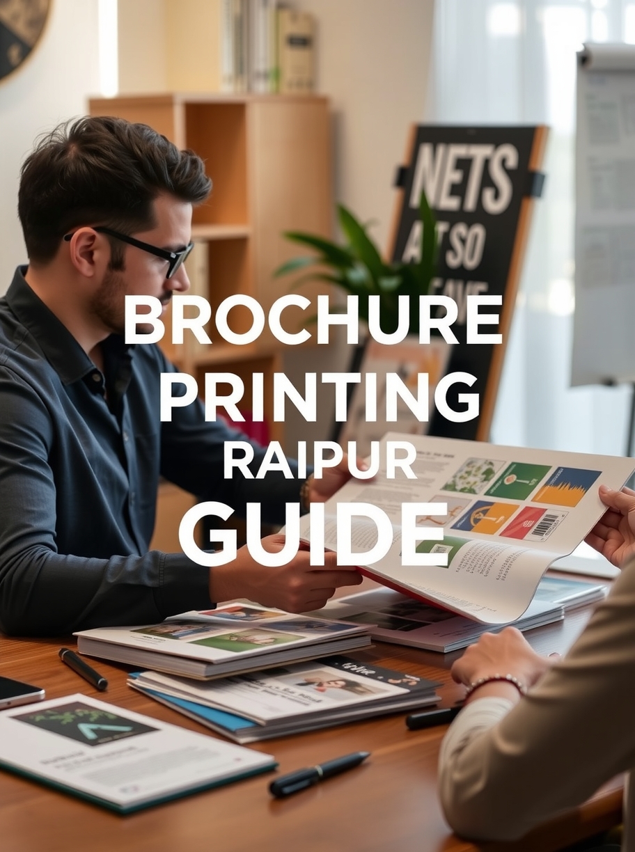 Quality check visual for Brochure Printing Raipur Guide