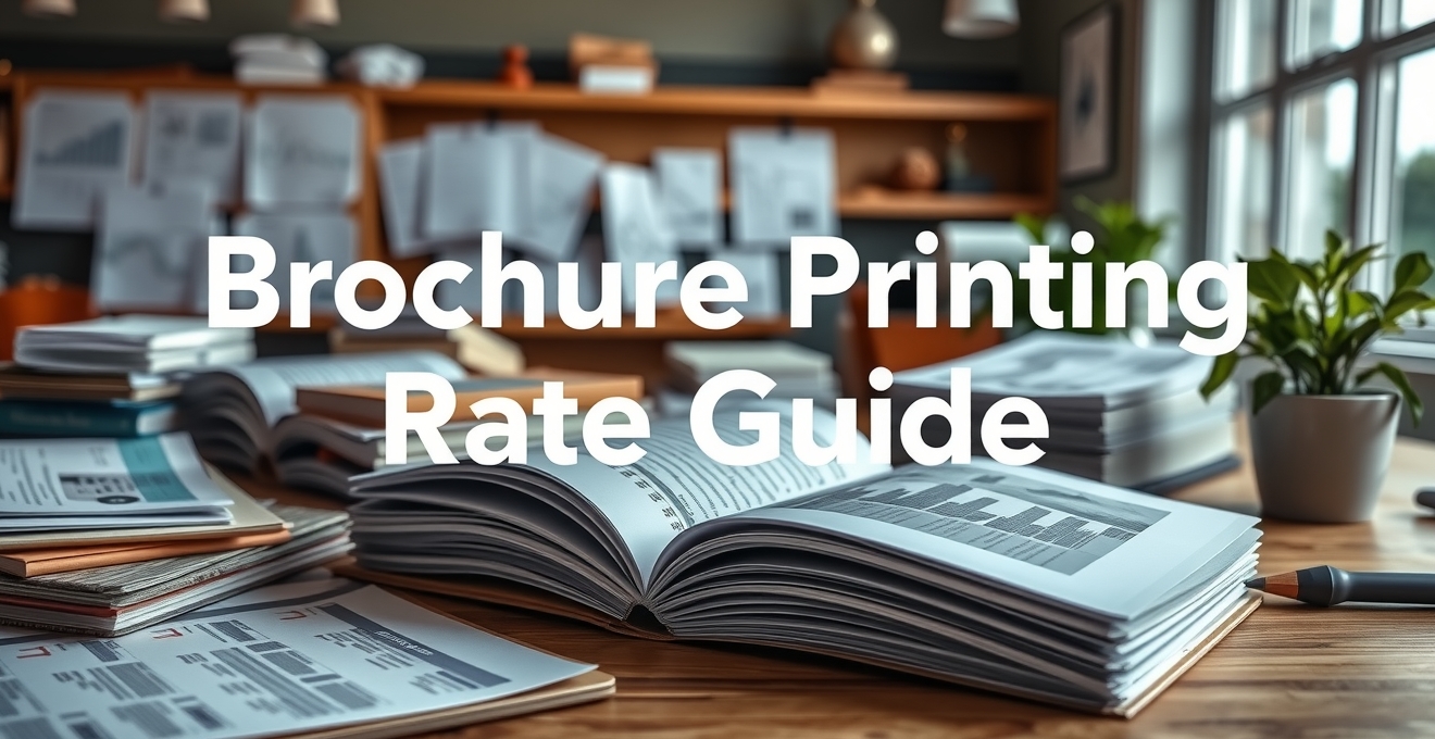 Brochure Printing Rate Guide