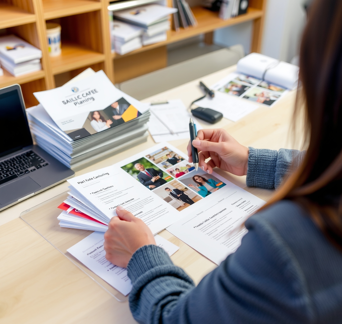 Preparation visual for Brochure Printing Services for Businesses