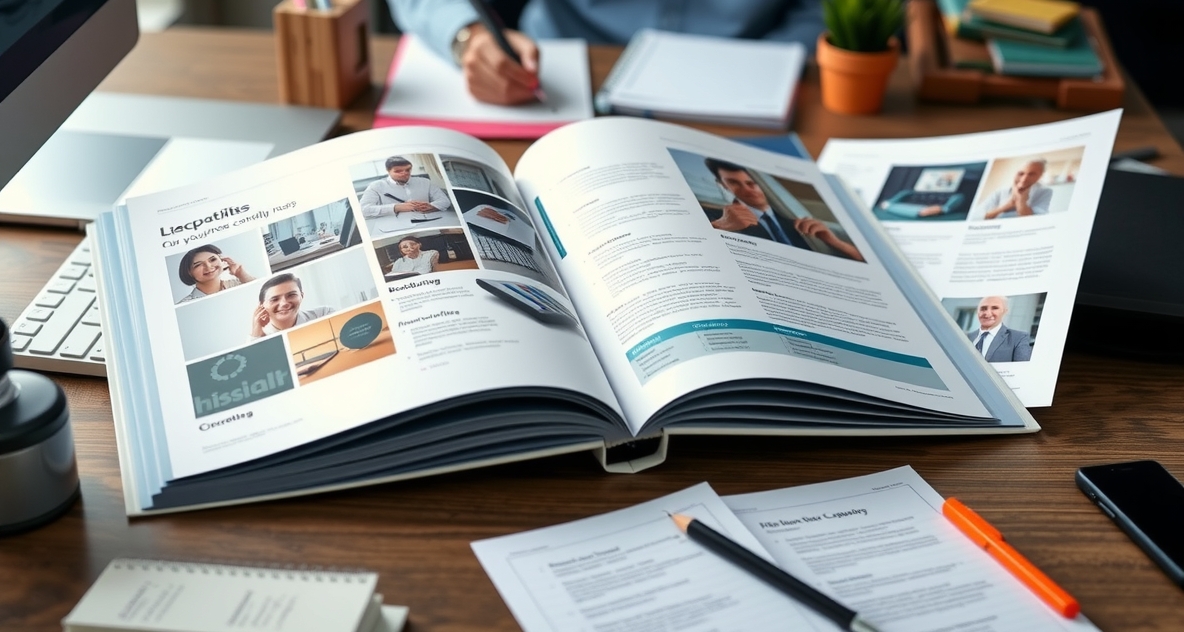 Preparation visual for Brochure Printing Services in Bangalore