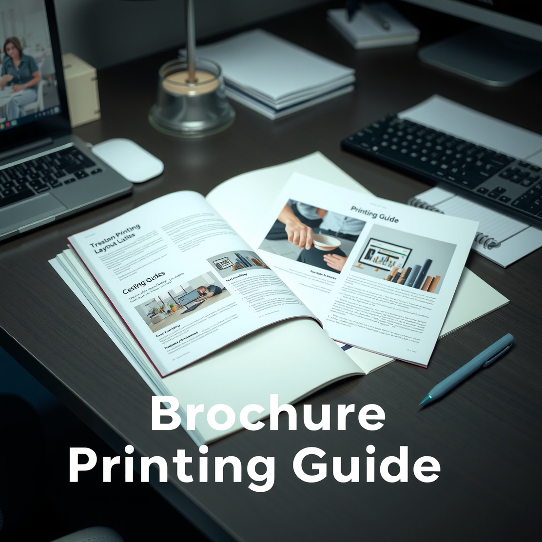 Preparation visual for Brochure Printing Setting Guide