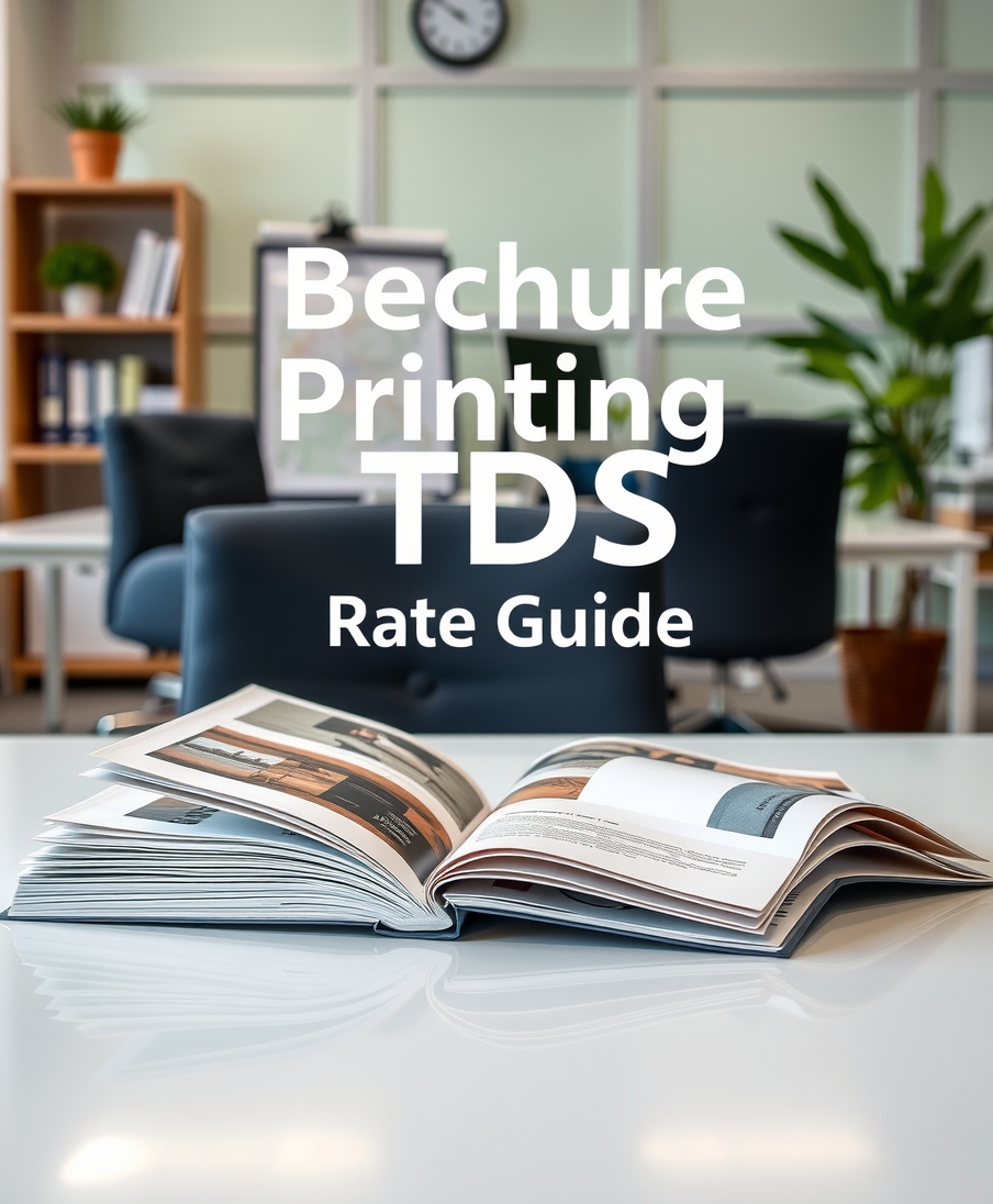 Evaluating the best Brochure Printing Tds Rate Guide environment