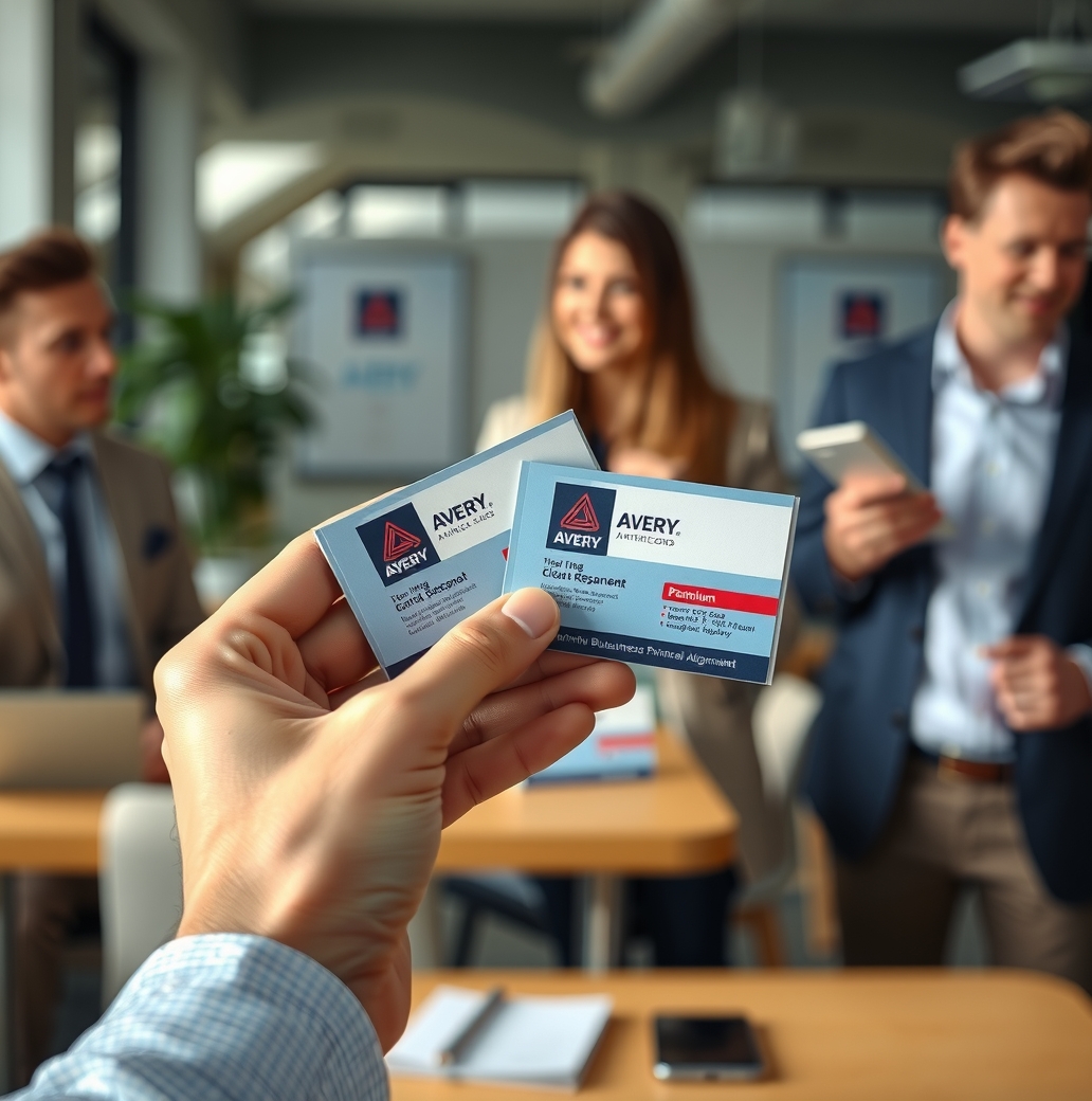 Checklist for Avery Business Cards Printing Alignment Guide