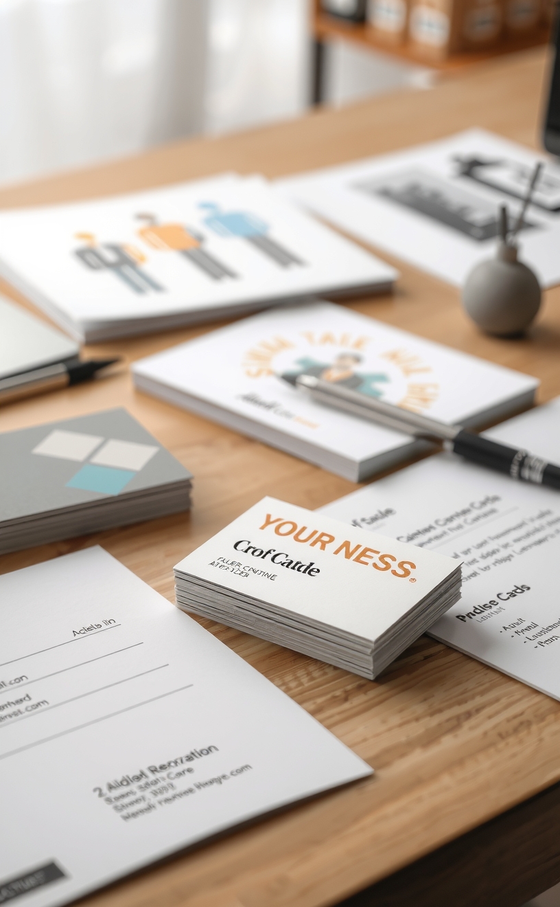 Preparation visual for Business Cards Printing 2 Sided Guide