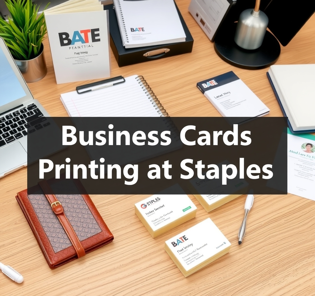 Quality check visual for Business Cards Printing at Staples Guide