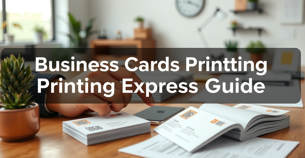 Quality check visual for Business Cards Printing Express Guide