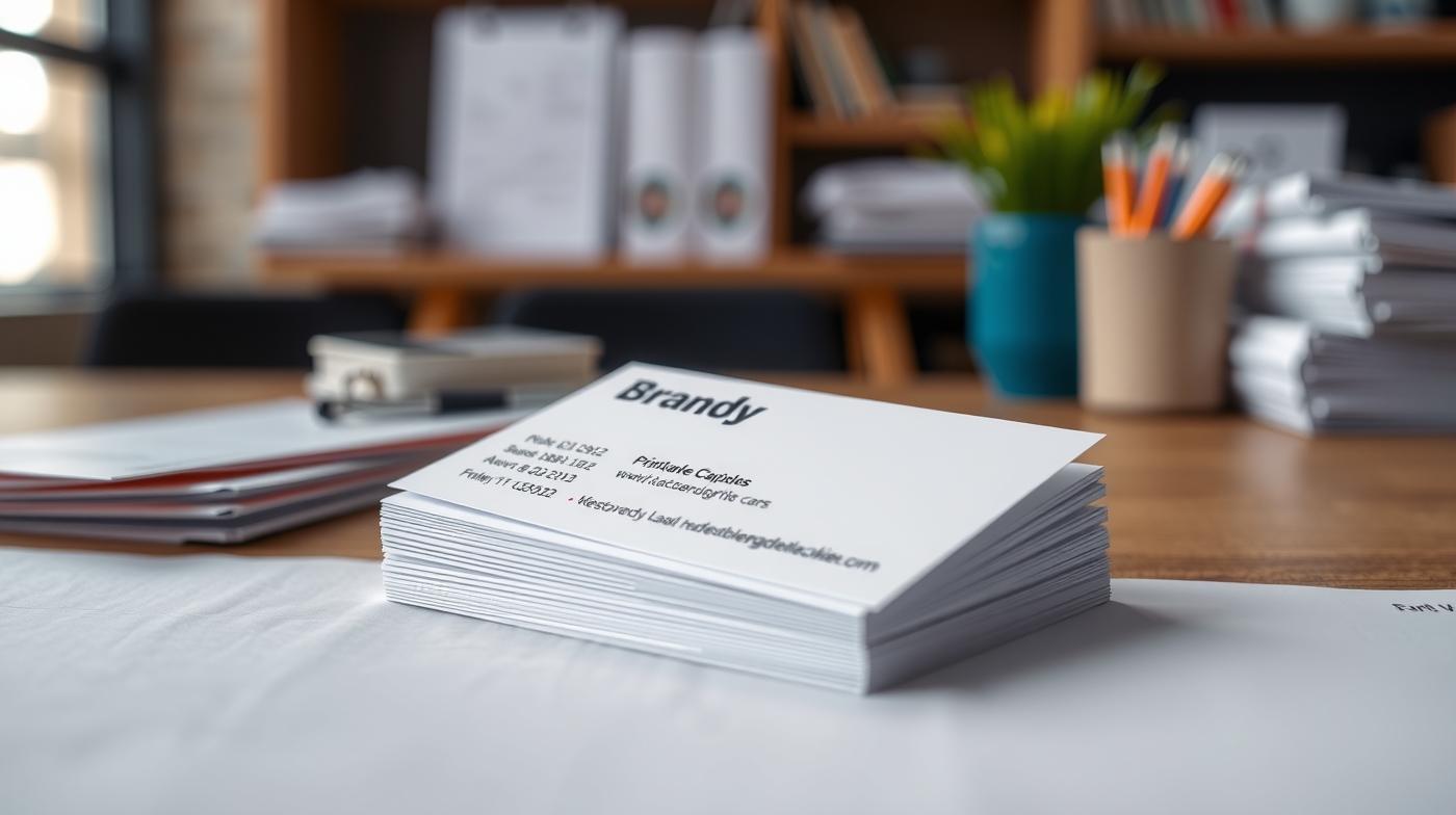 Preparation visual for Business Cards Printing Today Guide