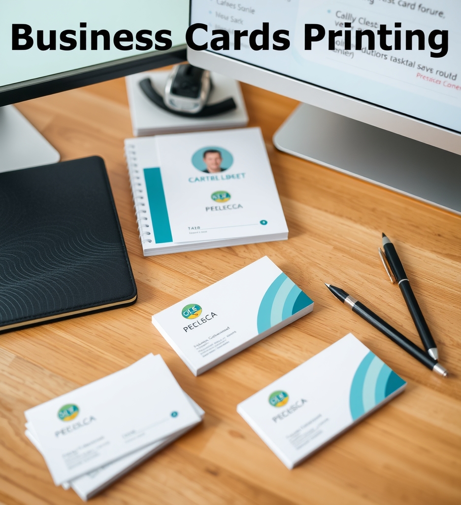 Preparation visual for Business Cards Printing Vista Guide
