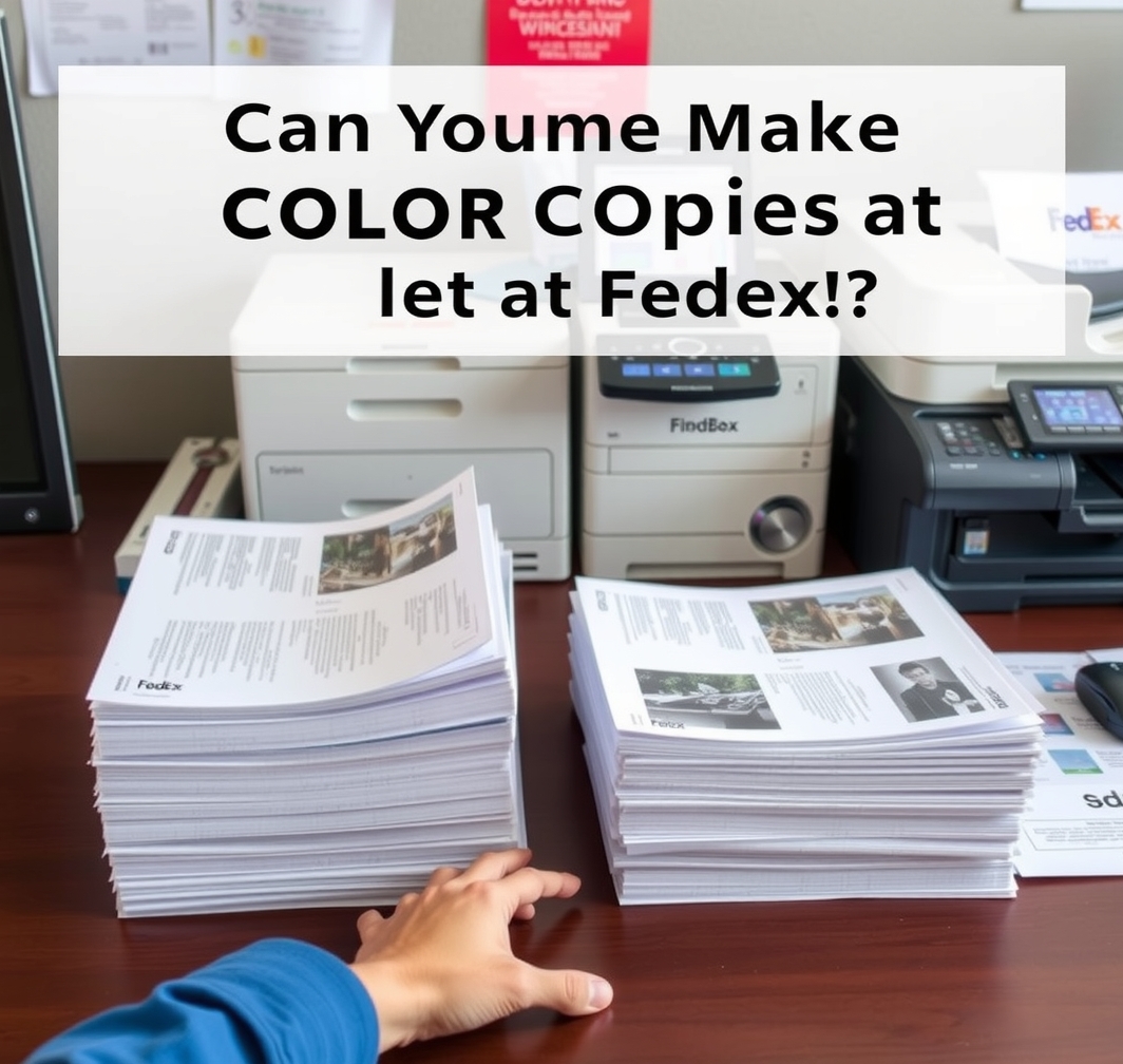 Preparation visual for Can You Make Color Copies at Fedex Guide