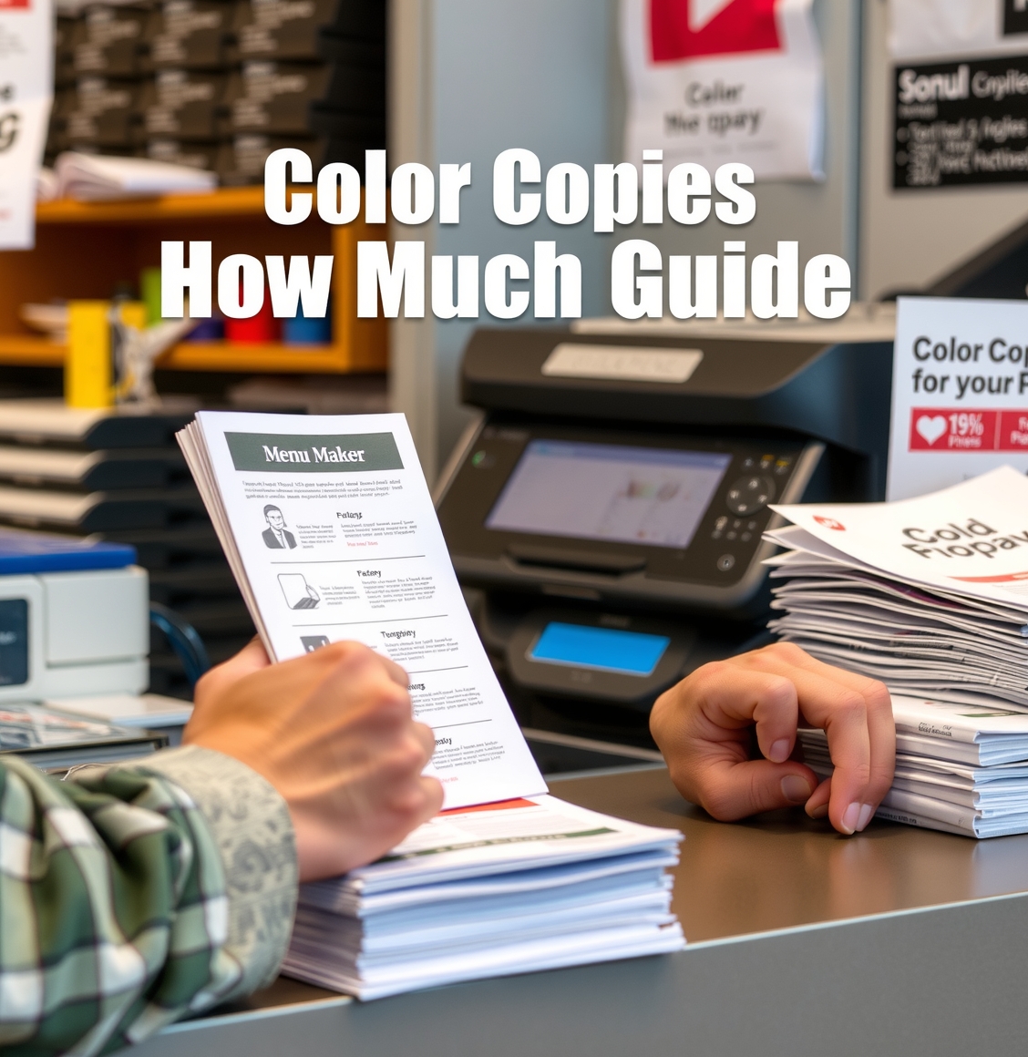 Evaluating the best Color Copies How Much Guide environment