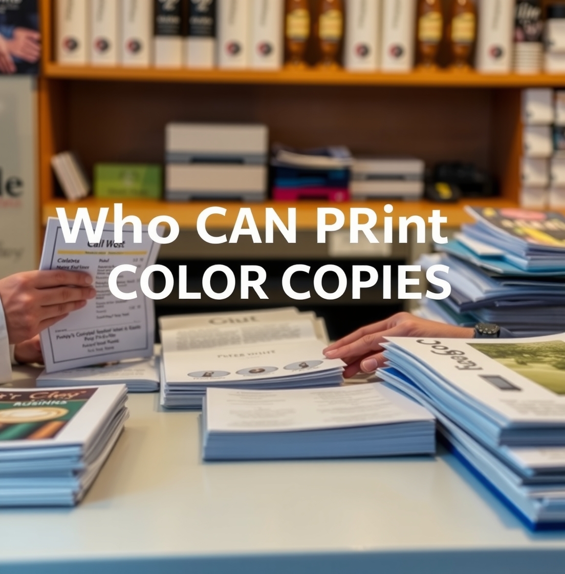 Evaluating the best Who Can Print Color Copies Guide environment
