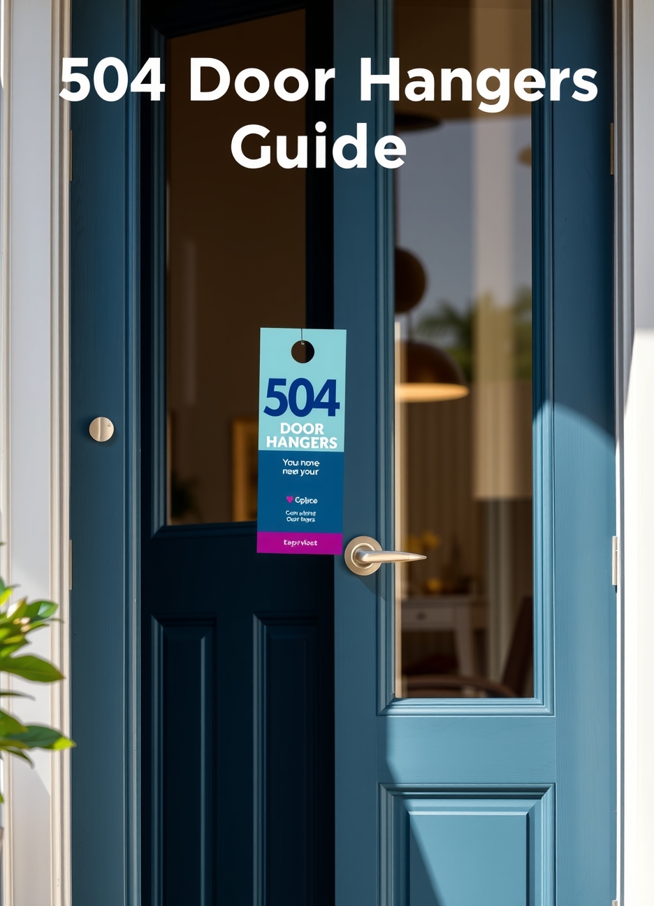 Checklist for 504 Door Hangers Guide