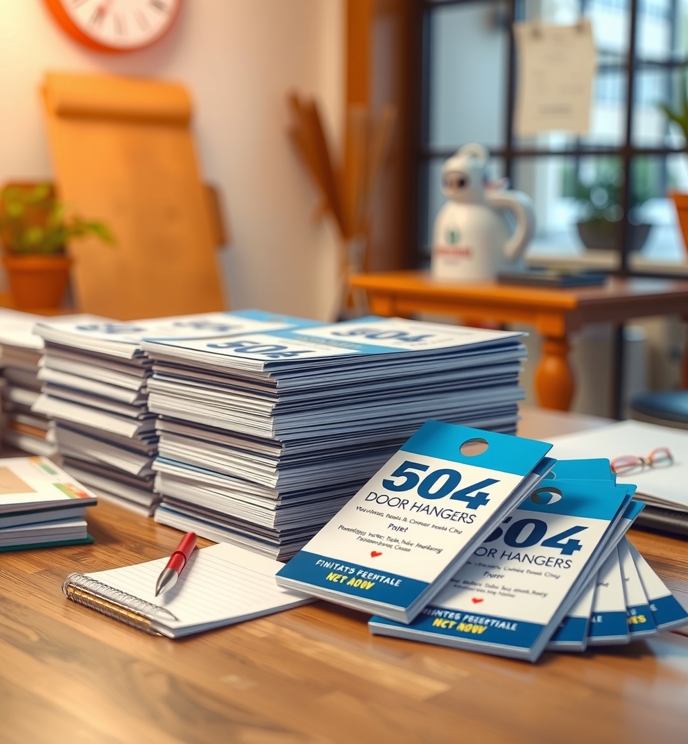 Preparation visual for 504 Door Hangers Guide