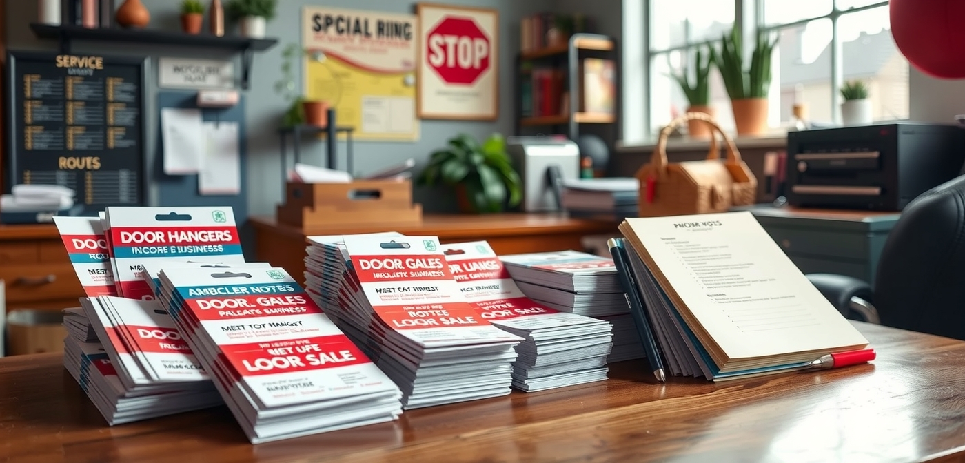 Preparation visual for Are Door Hangers a Good Way to Advertise Guide