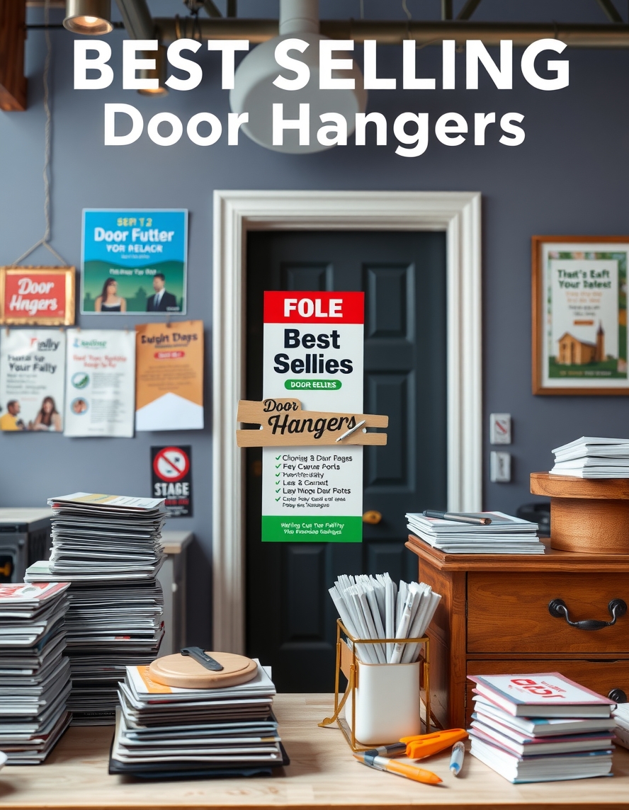 Preparation visual for Best Selling Door Hangers