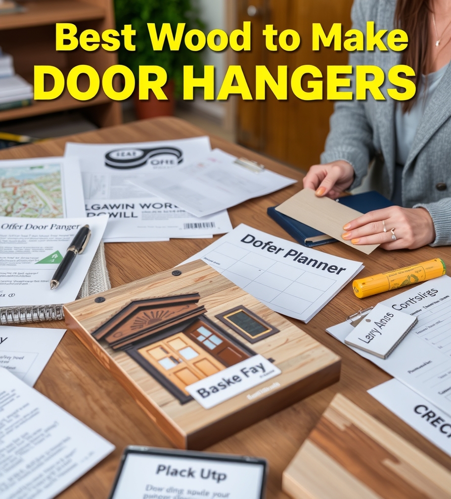 Best Wood to Make Door Hangers
